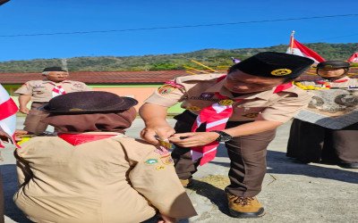 Pelantikan Penegak Bantara dan Laksana SMA N 1 Karanganyar Tahun 2026
