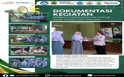 SMA Negeri 1 Karanganyar Berbagi Kebahagiaan